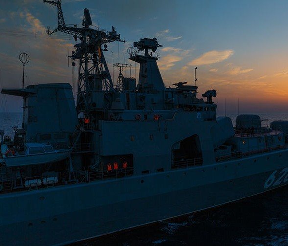 В сторону Балтийского моря выдвинулась группа российских военных кораблей
