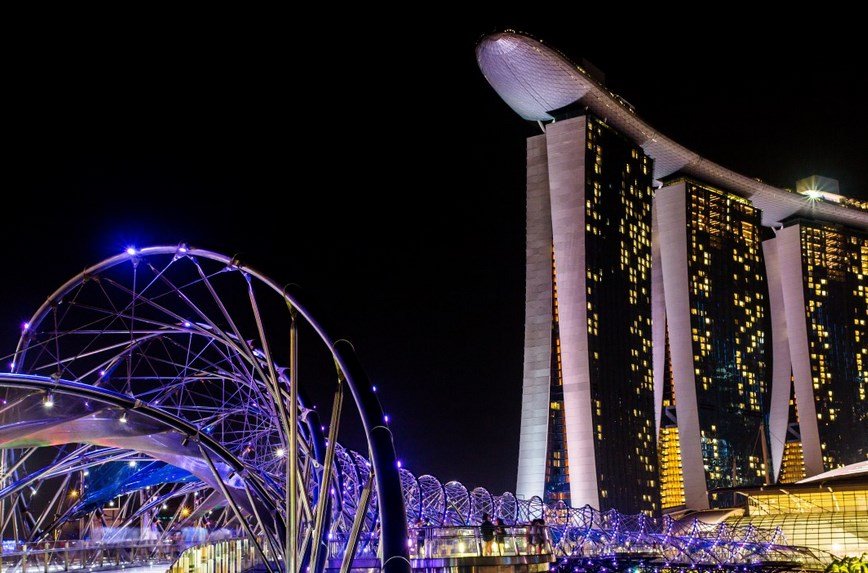 Marina Bay Sands Singapore. Самый дорогой город в Азии. Самый дорогой город в мире.