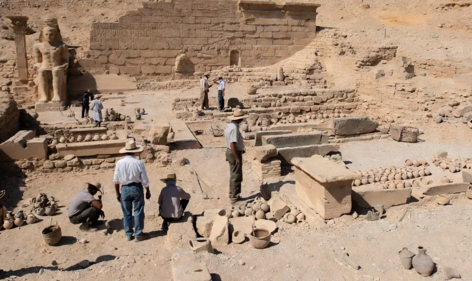 В Египте археологи раскопали ранее неизвестный некрополь эпохи Великих пирамид