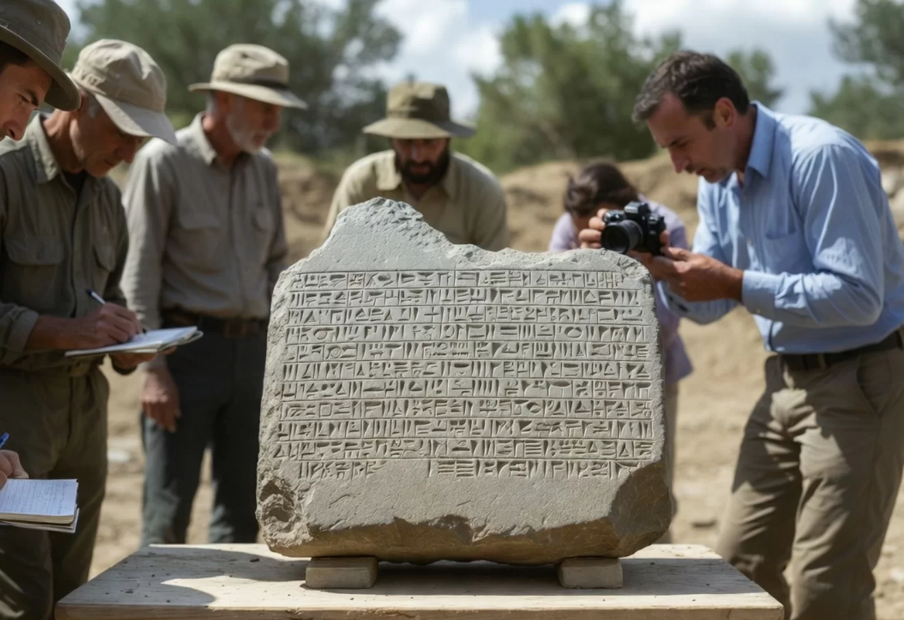 В Германии ученые обнаружили пластину с протописьменностью возрастом 40 тысяч лет